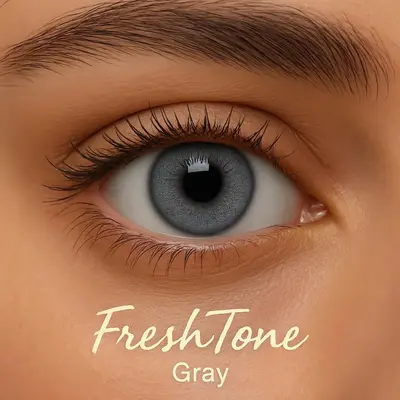 Freshtone Soft Cosmetic Monthly Lens (Gray)