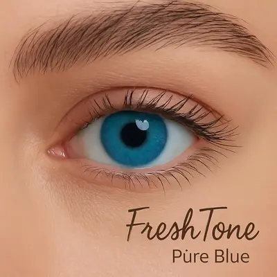 Freshtone Soft Cosmetic Monthly Lens (Pure Blue)