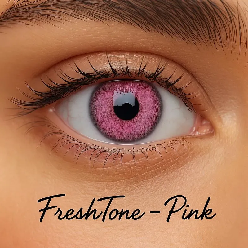 Freshtone Soft Cosmetic Monthly Lens (Pink)
