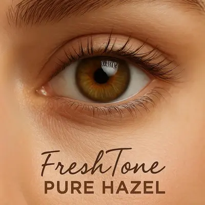 Freshtone Soft Cosmetic Monthly Lens (Pure Hazel)