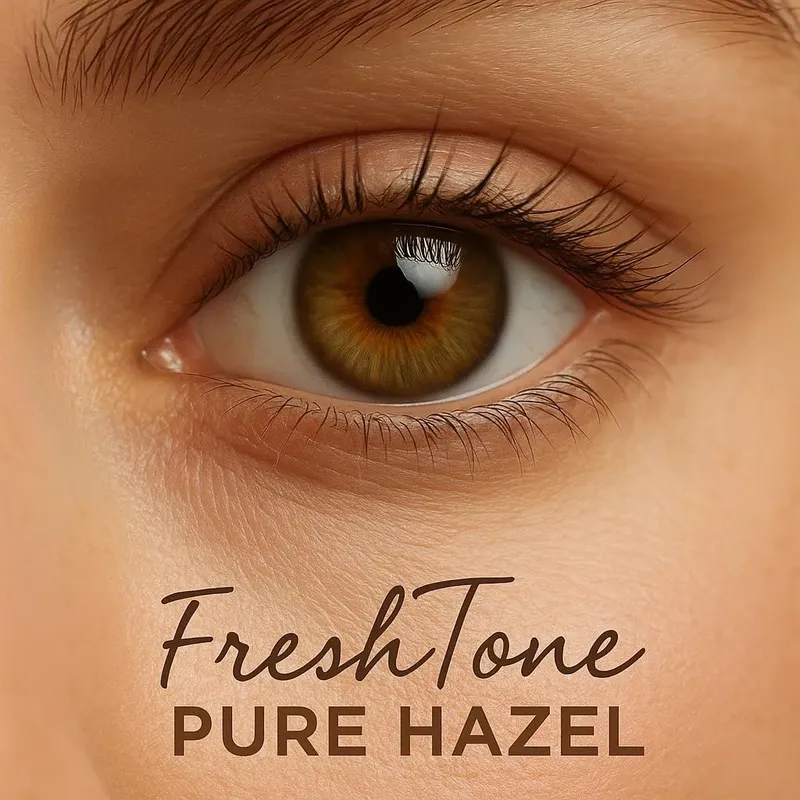 Freshtone Soft Cosmetic Monthly Lens (Pure Hazel)