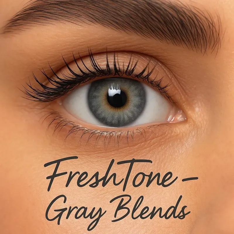 Freshtone Soft Cosmetic Monthly Lens (Gray Blends)