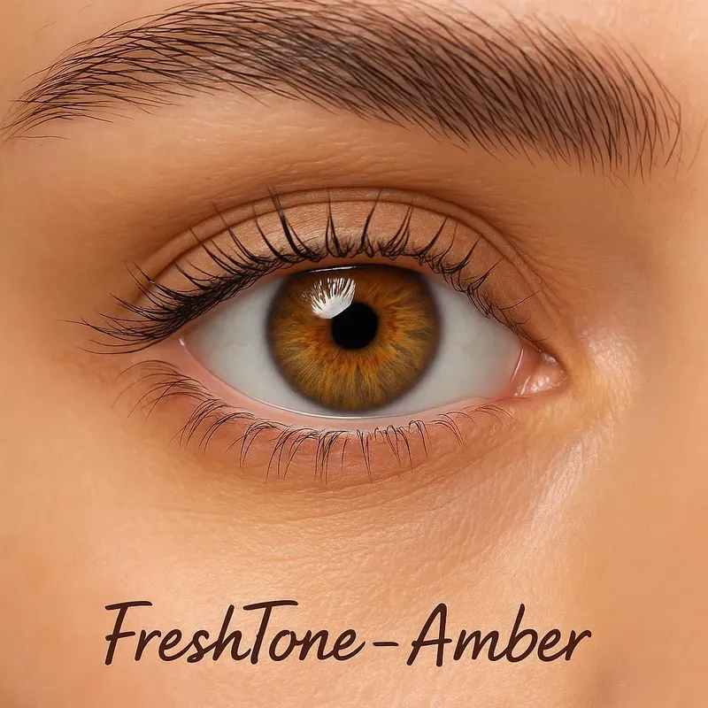 Freshtone Soft Cosmetic Monthly Lens (Amber)