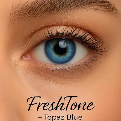 Freshtone Soft Cosmetic Monthly Lens (Topaz Blue)
