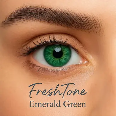 Freshtone Soft Cosmetic Monthly Lens (Emerald Green)