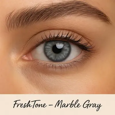Freshtone Soft Cosmetic Monthly Lens (Marble Gray)