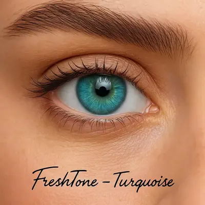 Freshtone Soft Cosmetic Monthly Lens (Turquoise)