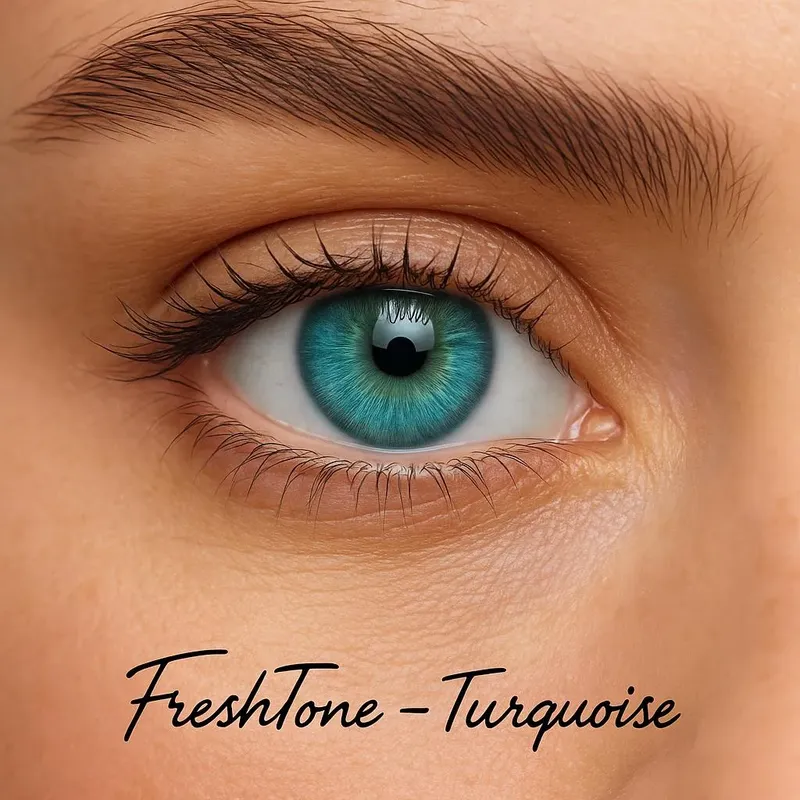 Freshtone Soft Cosmetic Monthly Lens (Turquoise)