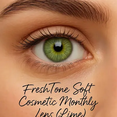 Freshtone Soft Cosmetic Monthly Lens (Lime)