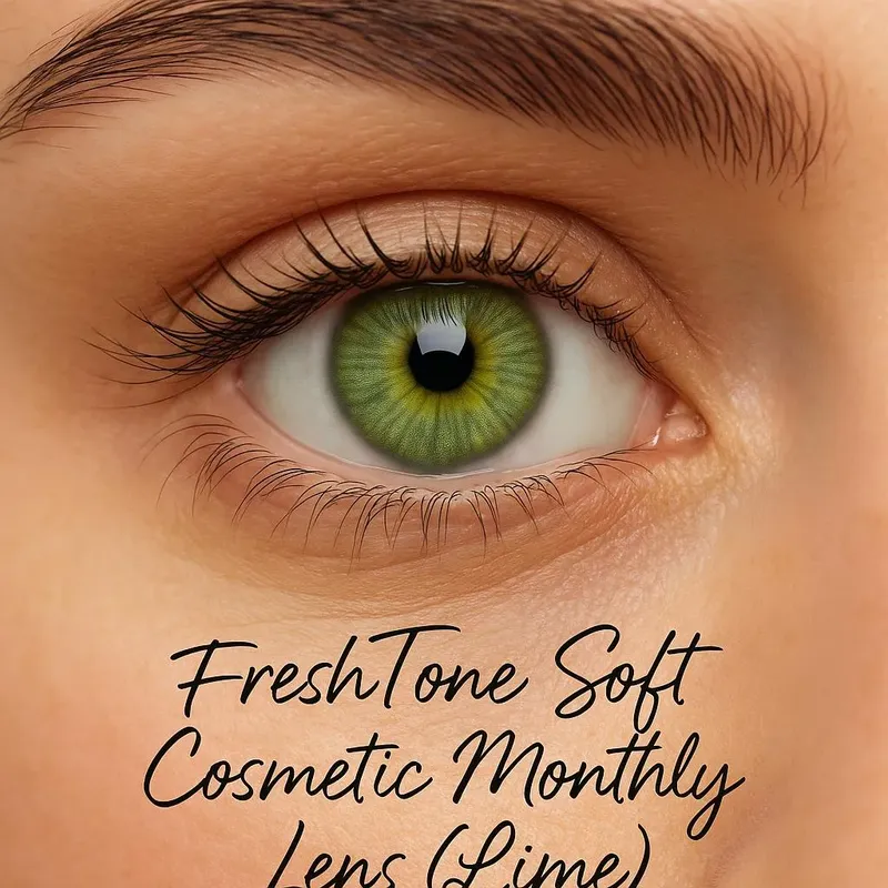 Freshtone Soft Cosmetic Monthly Lens (Lime)