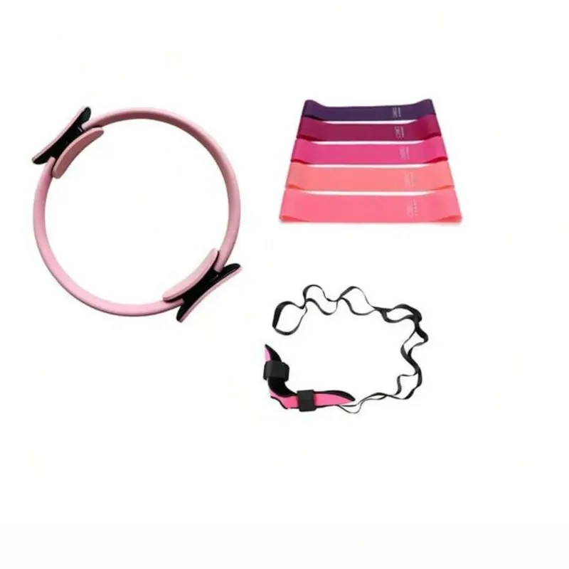 7-Piece Yoga & Pilates Fitness Set – Pink