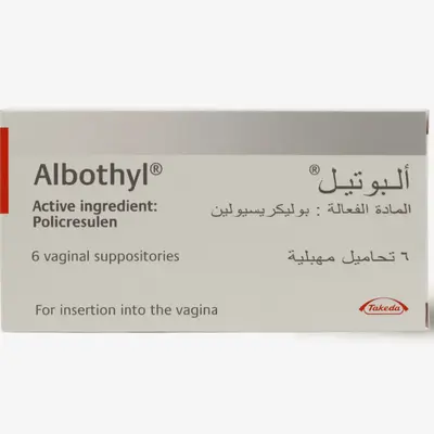 Albothyl , 6 Vaginal Suppositories