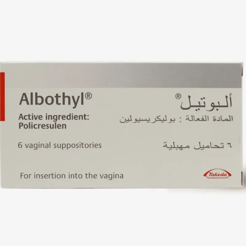 Albothyl , 6 Vaginal Suppositories