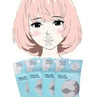 Anti-Mouth Breathing Corrector – Snoring & Sleep Apnea Prevention for Adults & Children 10 pcs