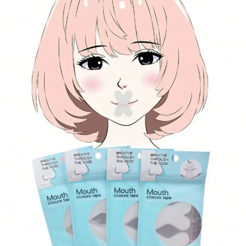 Anti-Mouth Breathing Corrector – Snoring & Sleep Apnea Prevention for Adults & Children 10 pcs