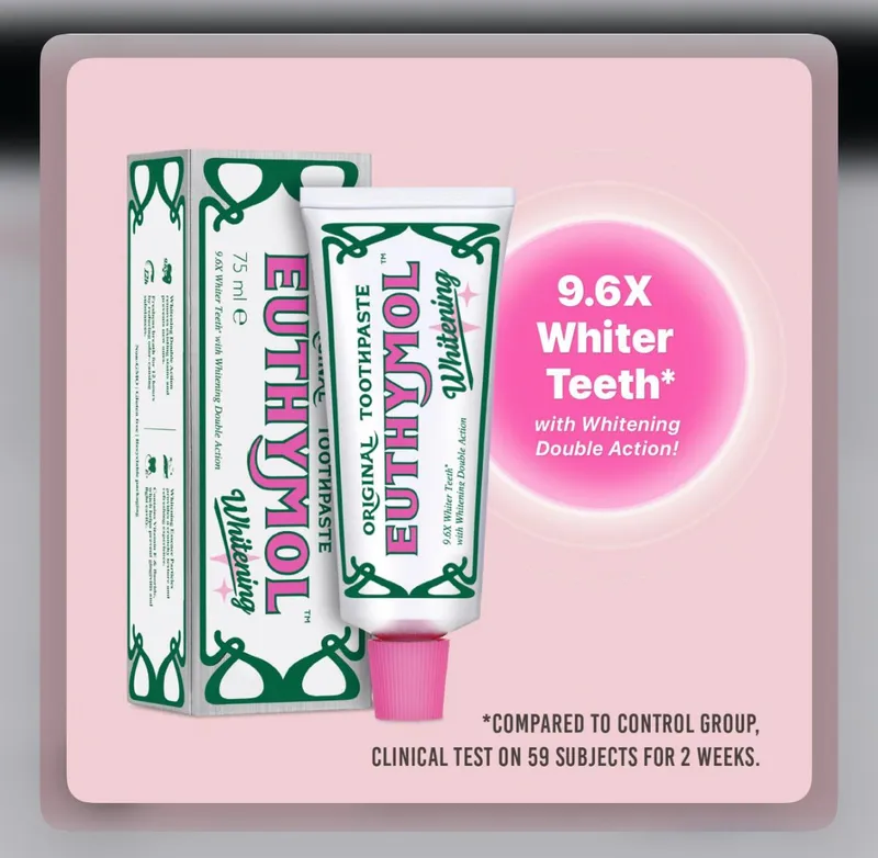 Euthymol Whitening Toothpaste – 75ml