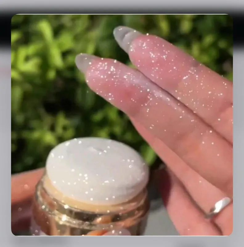 FARSHARE Body Shimmer Powder – Puff Highlighter Glow