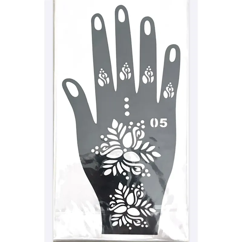 Henna Sticker Elegant Geometric Design (No. 05)