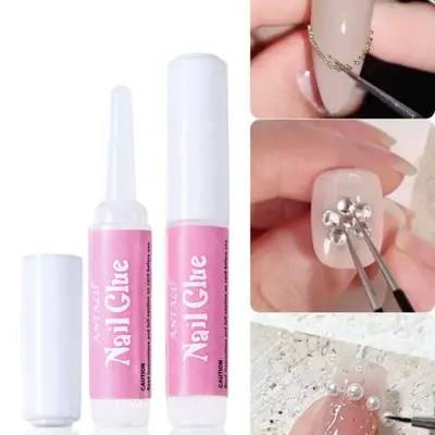 Nail Glue – 1pc Super Strong, Fast-Drying, Long-Lasting Nail Adhesive for Acrylic & Press-On Nails (2g)