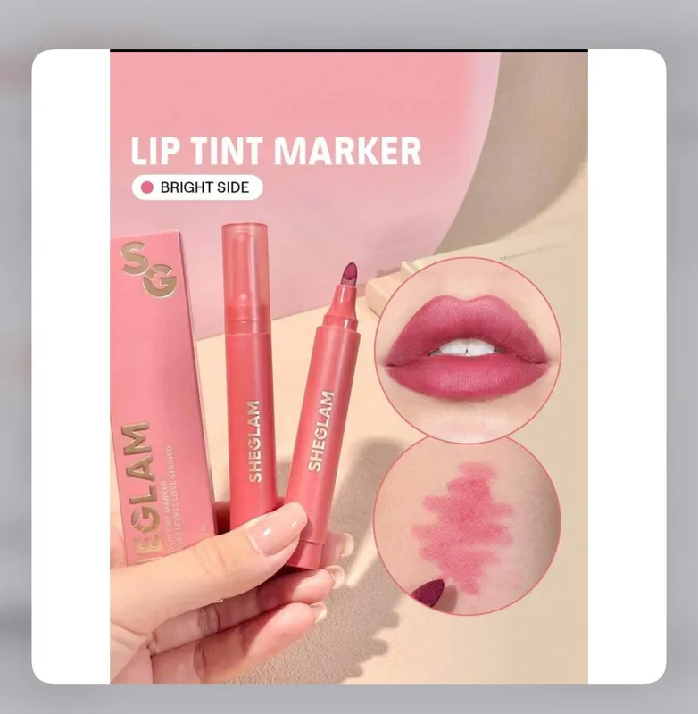 SHEGLAM Love Stained Lip Tint Marker – Pure Love Matte Red – Long-Lasting, High Pigment