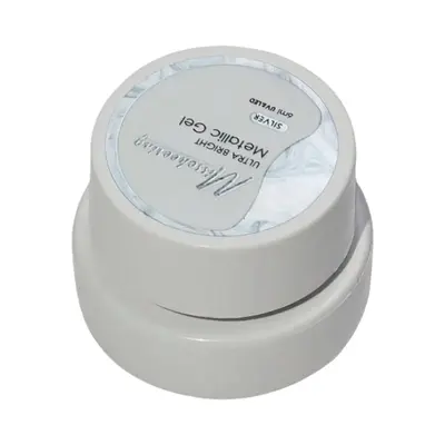 Silver Japanese Style Mirror Metallic Gel Polish – Super Shiny