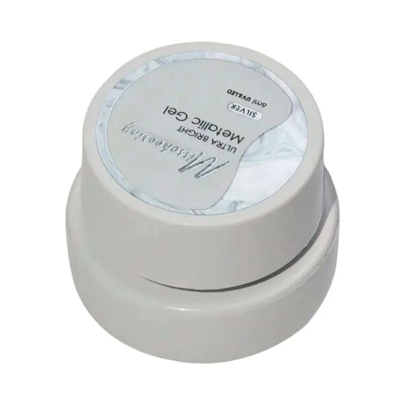 Silver Japanese Style Mirror Metallic Gel Polish – Super Shiny