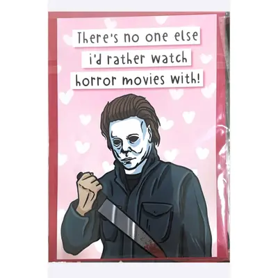 There's no one else i'd rather watch horror movies with!