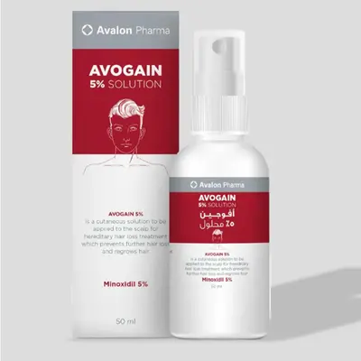 Avogain 5% Minoxidil Spray for Hair Loss – 50ml
