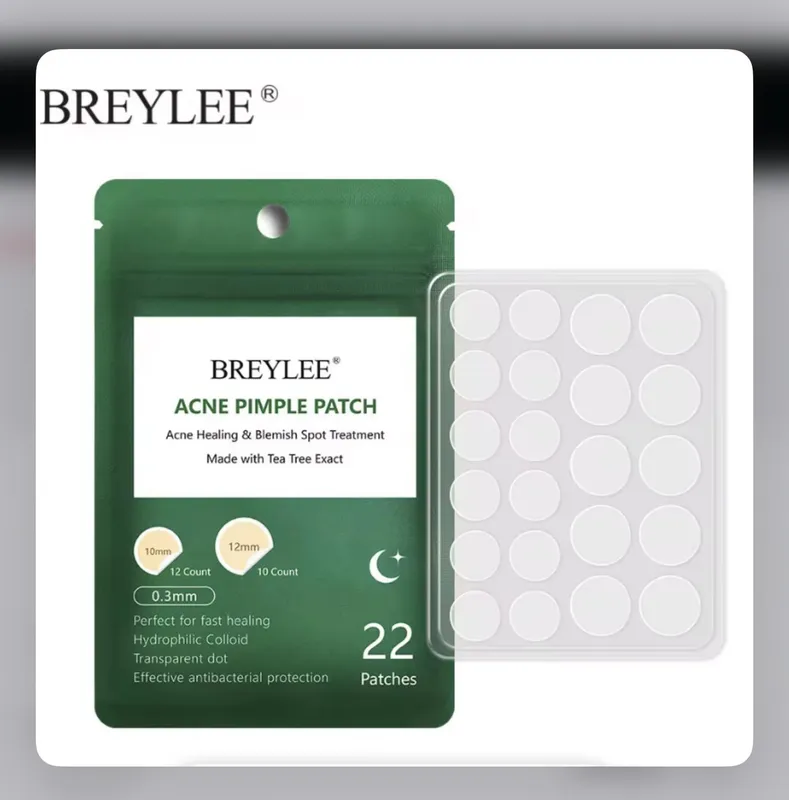 BREYLEE Tea Tree Oil Hydrocolloid Acne Pimple Patch - Night.