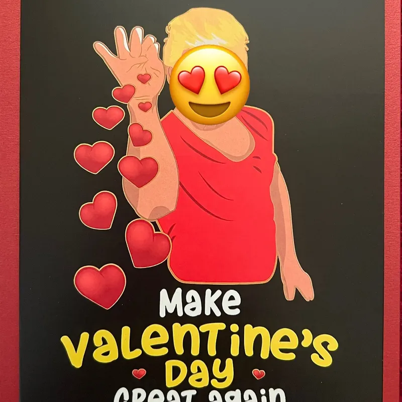 Make valentine great again, card