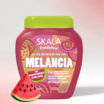Skala Melancia Hair Treatment Conditioning Cream , Frutastica , 1000G