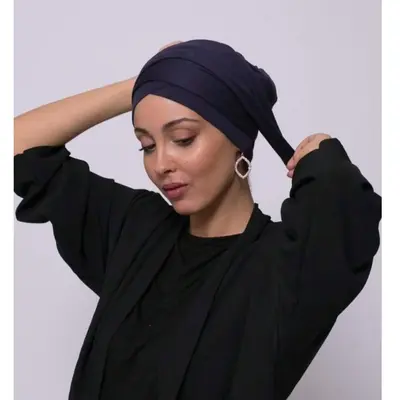 Soft Stretch Jersey Turban – Full Coverage Wrap