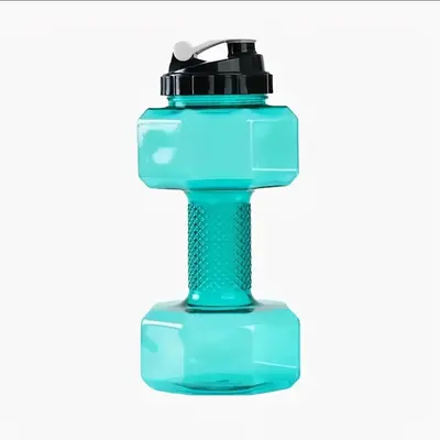 Sports , Gym Water Bottle, 2200 Ml , Turquoise Color.