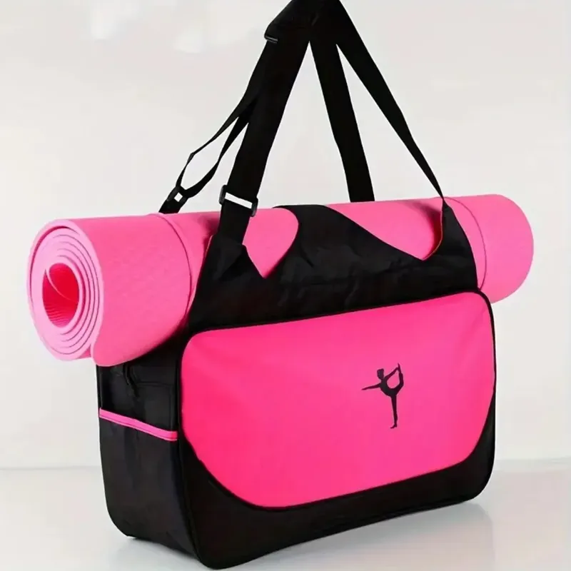 Yoga Bag , special fitness bag storage supplies, store yoga mat - pink color