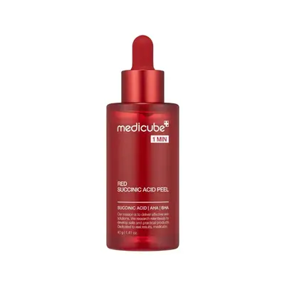 Medicube Red Succinic Acid Peel – 1 MIN Exfoliating Treatment