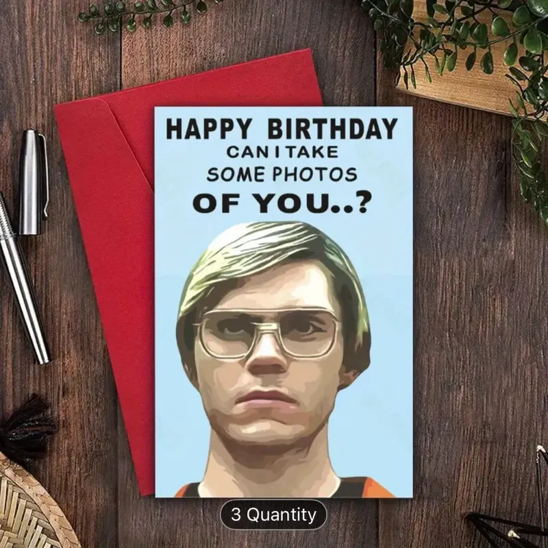 Dark Humor Birthday Card Jeffrey Dahmer