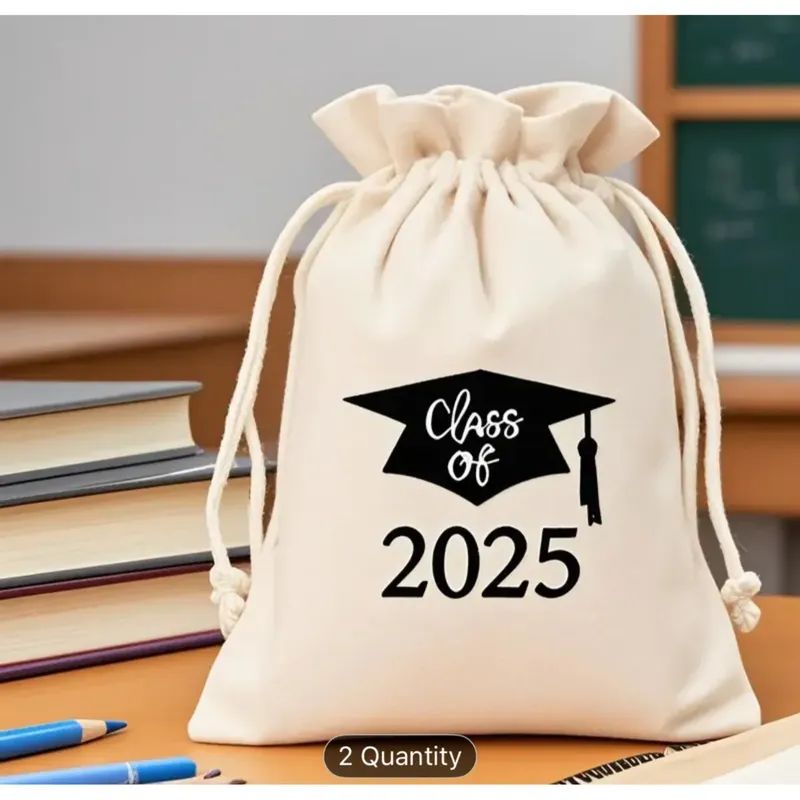 Graduation Giveaways tote pouches 12 pieces