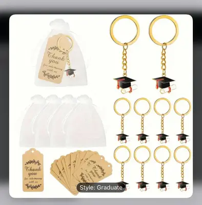 Graduation Keychain Gift 10 Sets
