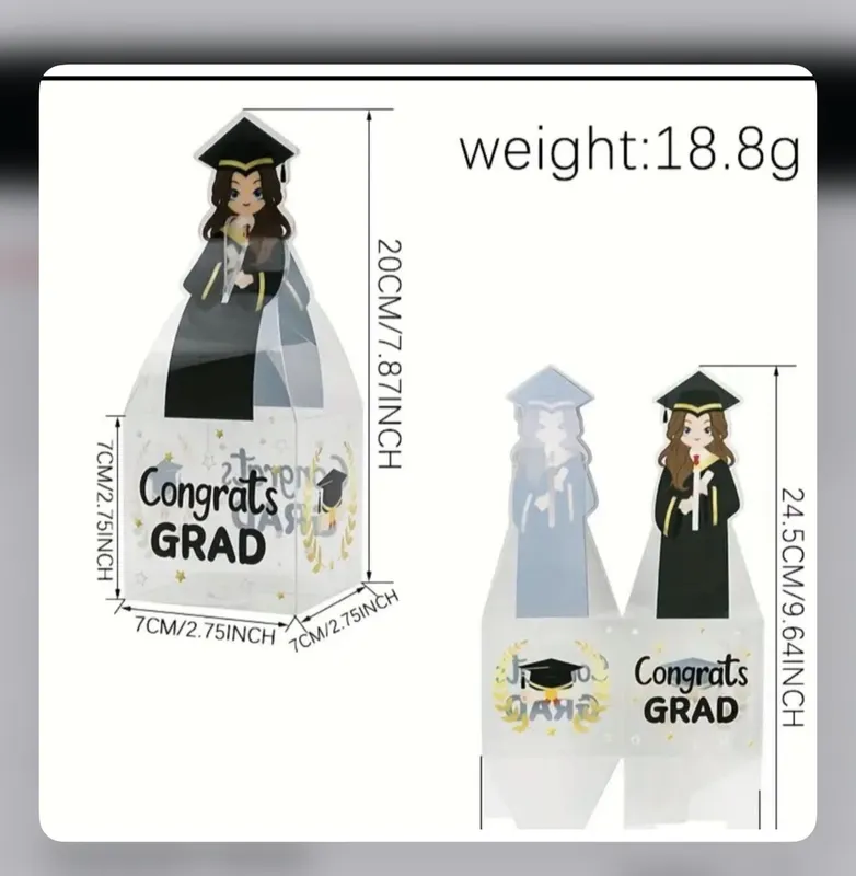 Congrats Graduate (Female) Chocolate Box 1PC