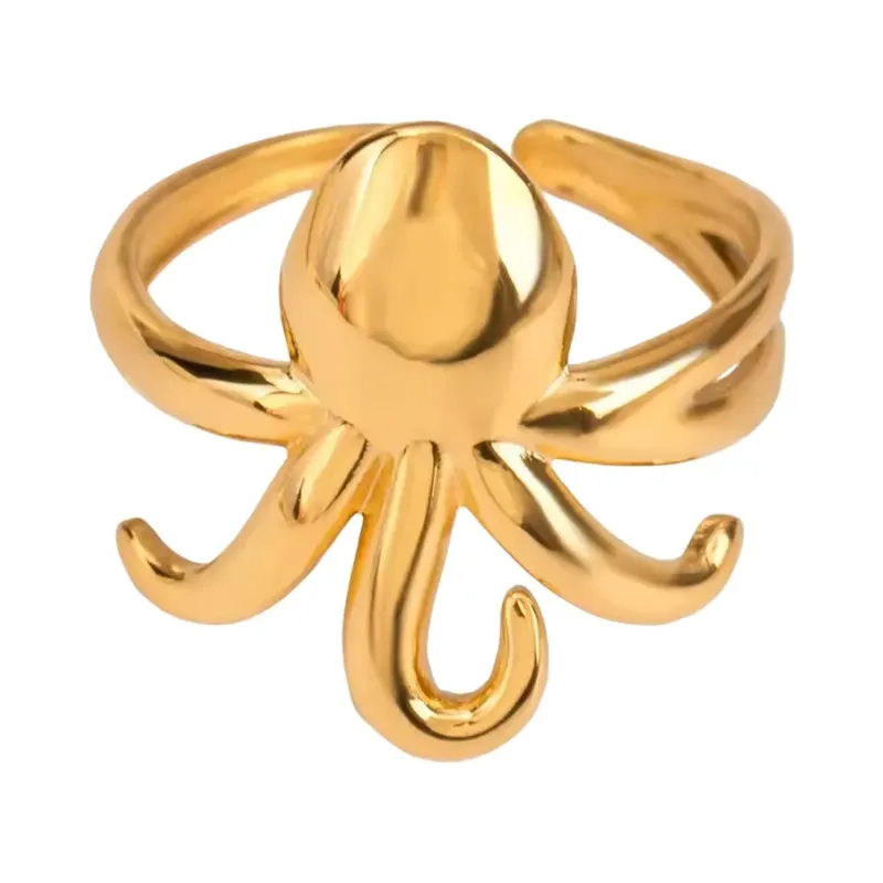 Sea Life Octopus Ring