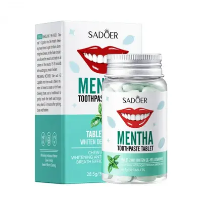 Sadoer Mint Toothpaste Tablets