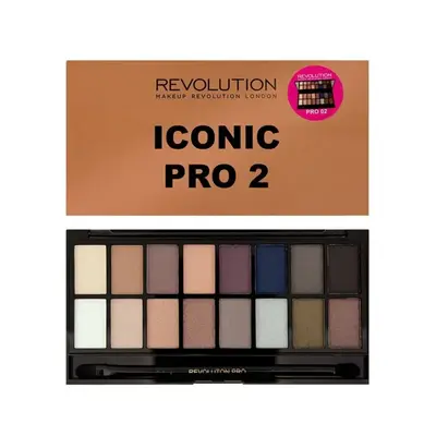 Revolution Iconic Pro 2 Eyeshadow Palette – 16 Ultra-Pigmented Shades