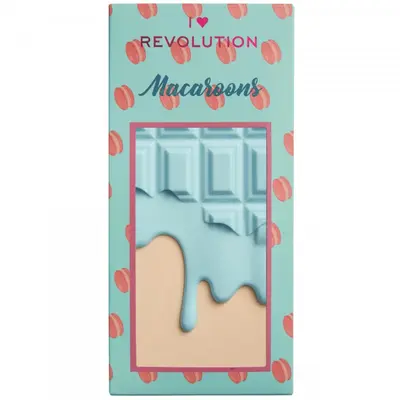 I Heart Revolution Macaroons Chocolate Eyeshadow Palette – 18-Color Dessert-Inspired Shades