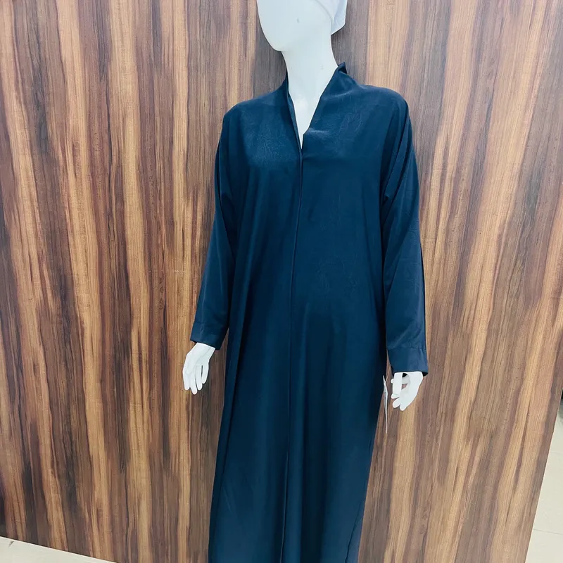 Open Abaya - 1583 - Navy Blue