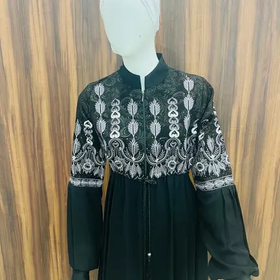 Abaya - 1507 - Silver