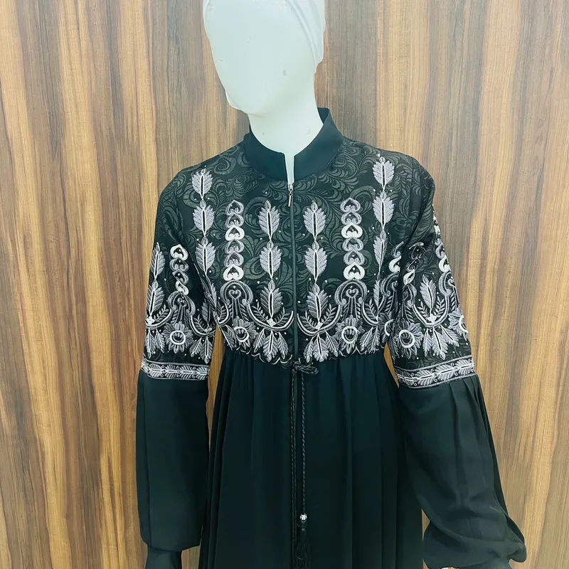 Abaya - 1507 - Silver