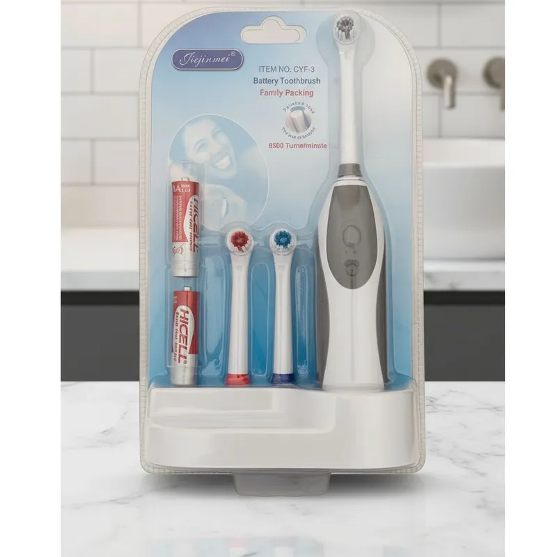 Battery Electric Toothbrush - family packing