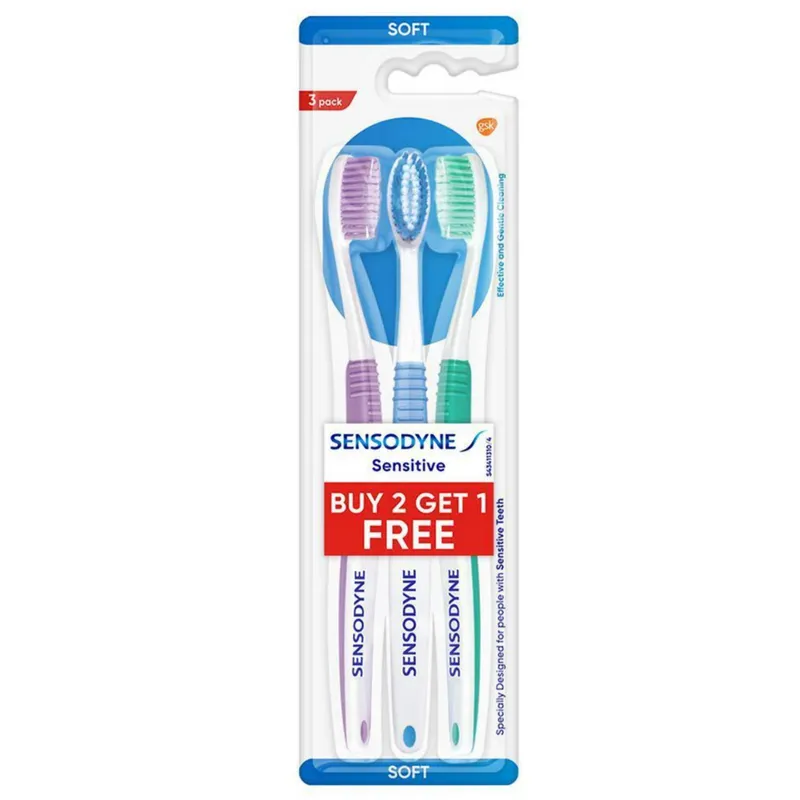 Sensodyne Sensitive (Soft) Toothbrush (Buy 2 Get 1 Free)