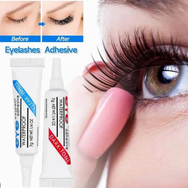 noor alazawi eyelash adhesive , clear white, 4g
