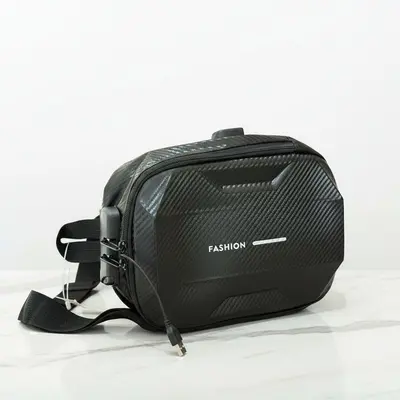 Multi purpose small travel bag with power bank cable set, fashion